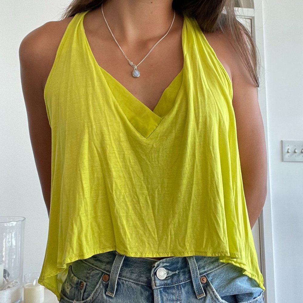 Bebe Lime Green Tank Top